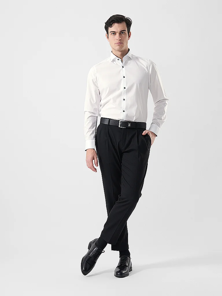 Olymp Level Five Dress Shirt White 43 8